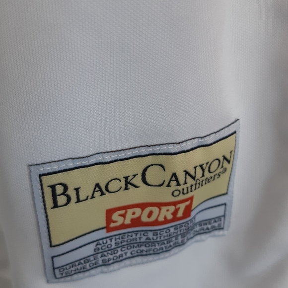 Black canyon outfitters Men's Jersey Atlanla #29 sport authentic BCO Ted and/Wh - Picture 10 of 10
